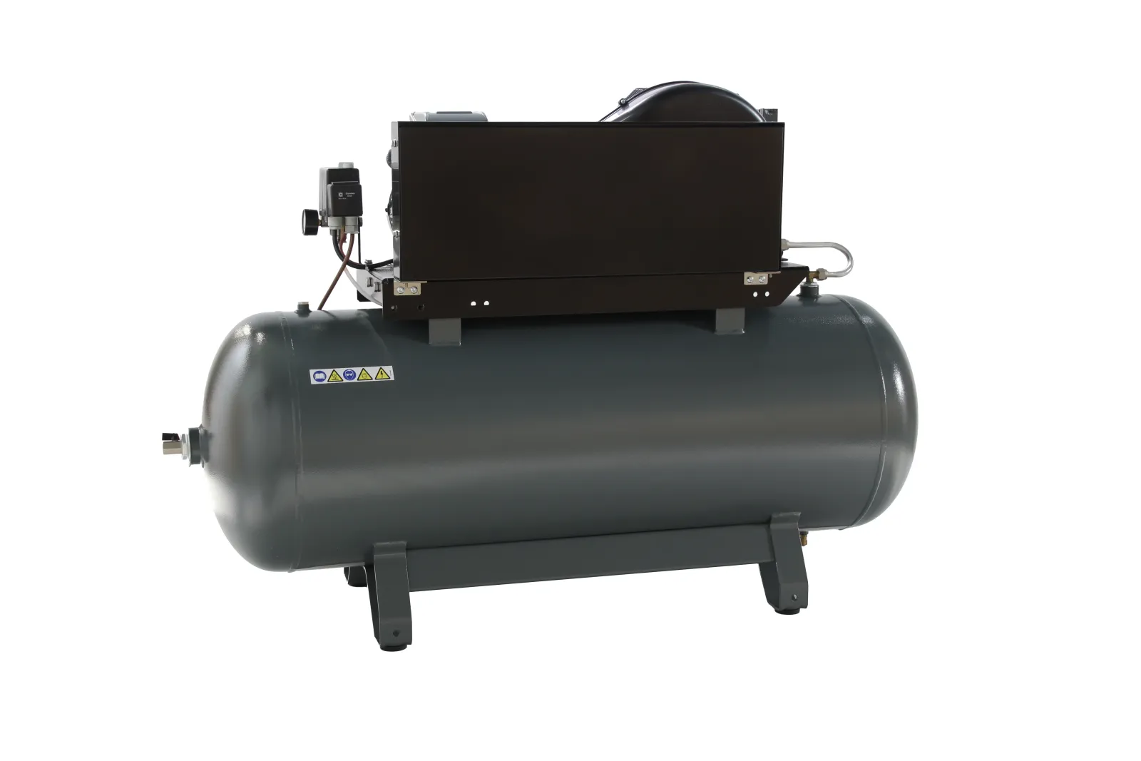 Piston compressor LFx1.5 1.1kW oil-free single stage 90L tank mounted 10 bar 230V